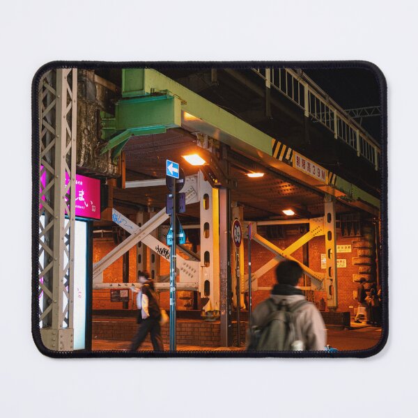 Item preview, Colorful Yurakucho Yokocho by night, Tokyo Japan designed and sold by sinseeho.