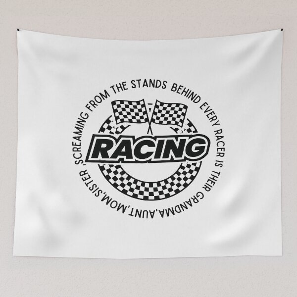 Item preview, Racing Screaming From The Stands Behind Every Racer Is Their Grandma Aunt Mom Sister designed and sold by cozygamerstore.