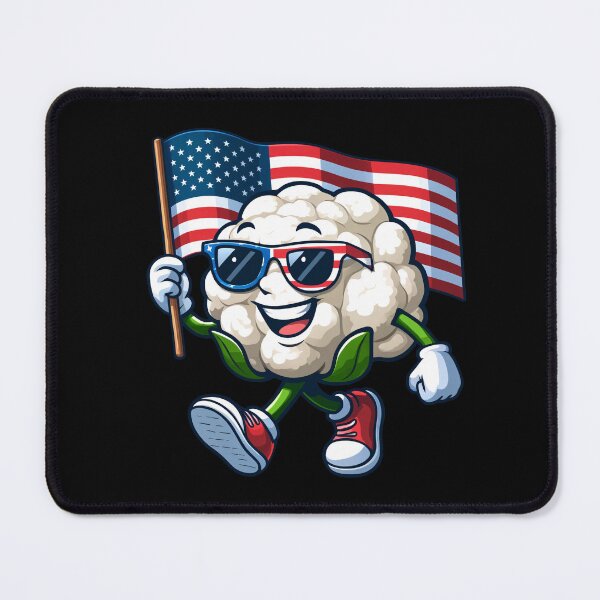 Item preview, Funny Cauliflower USA Flag 4th July America Boys Girls Kids designed and sold by rafaeltto.