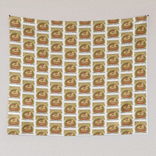 Item preview, Hummusexual Vintage Retro Chickpea Power Art designed and sold by DuckOddity.