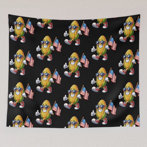 Item preview, Funny Corn USA Flag 4th July America Boys Girls Kids designed and sold by rafaeltto.
