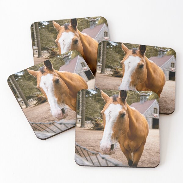 Item preview, Palomino Horse Close Up Portrait | Rustic Barn Farm Photo Print designed and sold by MDCCo.