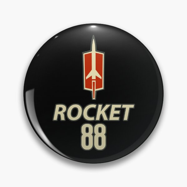 Item preview, Vintage Olds Rocket 88, V8 Badge Art, American Classic Cars designed and sold by classic car craze.