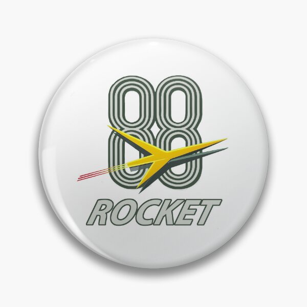 Item preview, Vintage Olds Rocket V8 Badge Art, American Classic Cars, Olds 88 designed and sold by classic car craze.