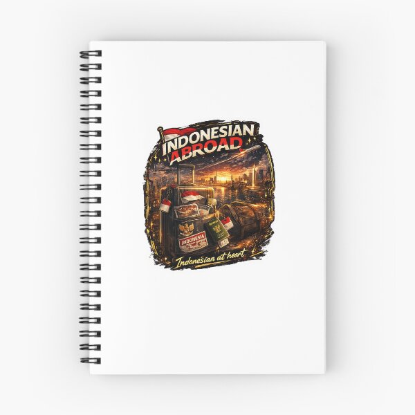Item preview, Indonesian Abroad – Indonesian At Heart | Diaspora Streetwear Sticker designed and sold by Wander Pop Studio.