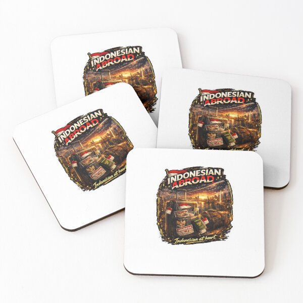 Item preview, Indonesian Abroad – Indonesian At Heart | Diaspora Streetwear Sticker designed and sold by Wander Pop Studio.