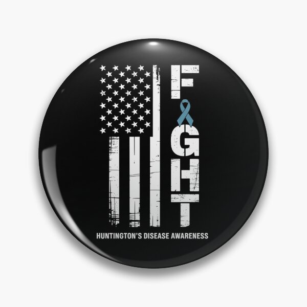 Item preview, Huntington's Disease Warrior US Flag designed and sold by BlassmausArt.