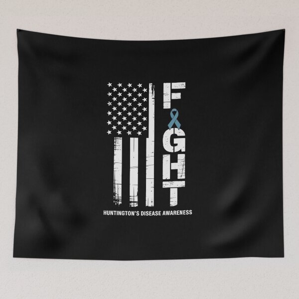 Item preview, Huntington's Disease Warrior US Flag designed and sold by BlassmausArt.