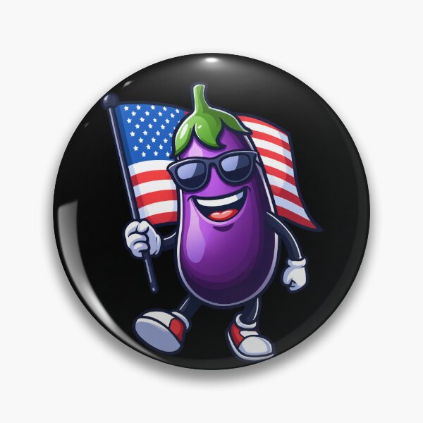 Item preview, Funny Eggplant USA Flag 4th July America Boys Girls Kids designed and sold by rafaeltto.