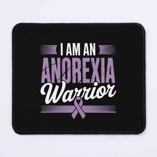 Item preview, I Am An Anorexia Warrior Awareness Ribbon Eating Disorder designed and sold by BlassmausArt.