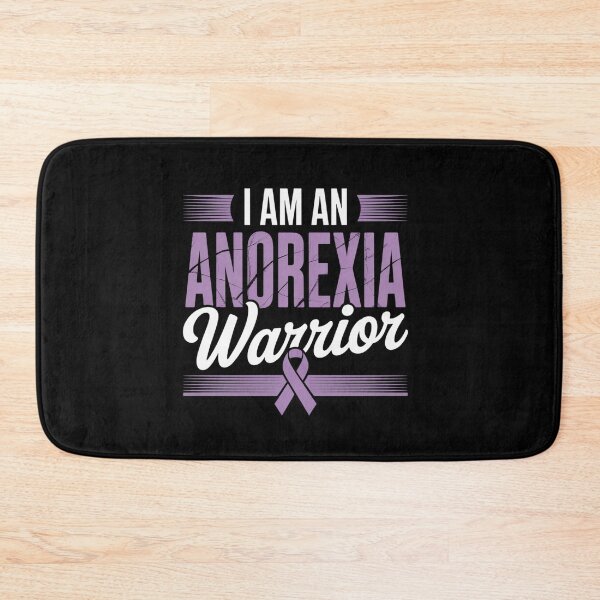 Item preview, I Am An Anorexia Warrior Awareness Ribbon Eating Disorder designed and sold by BlassmausArt.