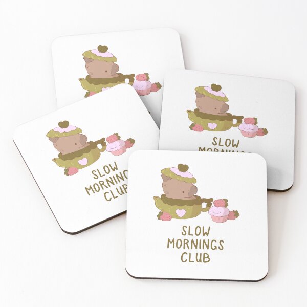 Item preview, capybara slow morning club designed and sold by mind over morgan .