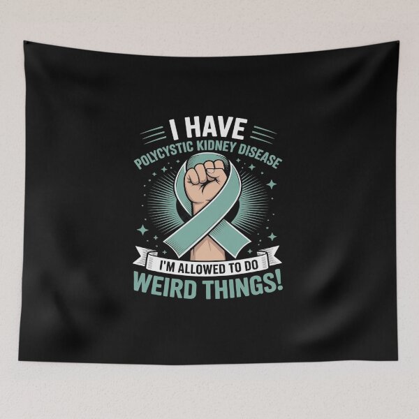 Item preview, I have Polycystic Kidney Disease Awareness designed and sold by BlassmausArt.