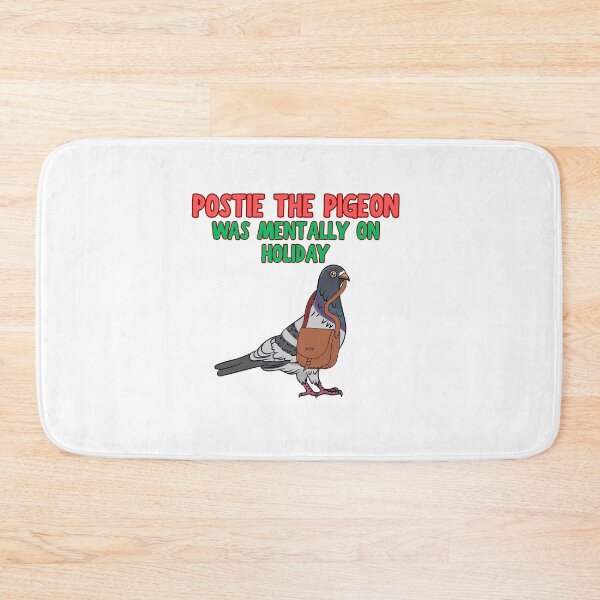 Item preview, Postie the pigeon, was mentally on holiday designed and sold by BritishDelights.