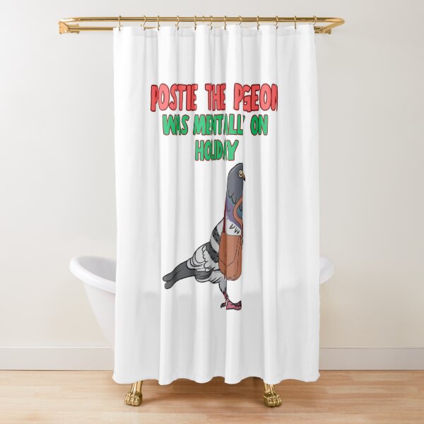 Item preview, Postie the pigeon, was mentally on holiday designed and sold by BritishDelights.