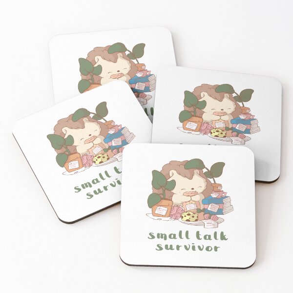 Item preview, small talk survivor with emotional support objects designed and sold by mind over morgan .
