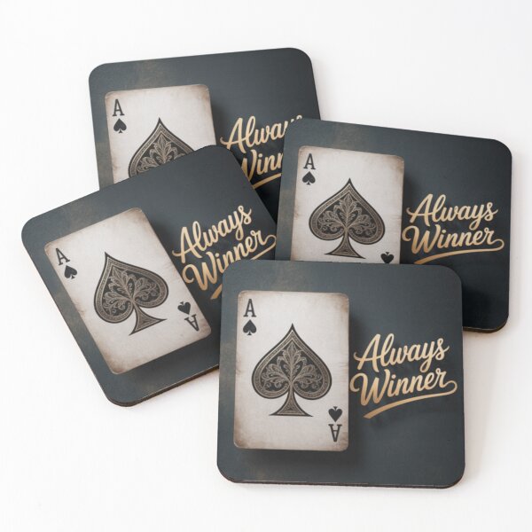 Item preview, Vintage Ace of Spades - Always Winner Motivational Wall Art designed and sold by drioArt.