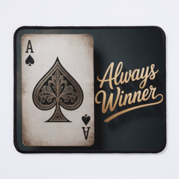 Item preview, Vintage Ace of Spades - Always Winner Motivational Wall Art designed and sold by drioArt.
