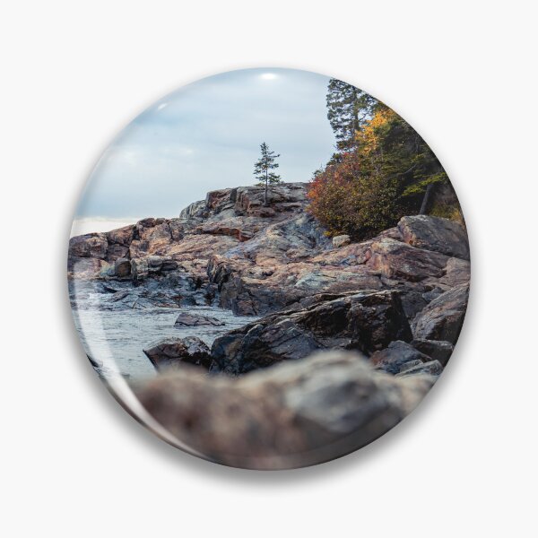 Item preview, Acadia National Park Autumn Coastline | Maine Rocky Shore Photo Print designed and sold by MDCCo.