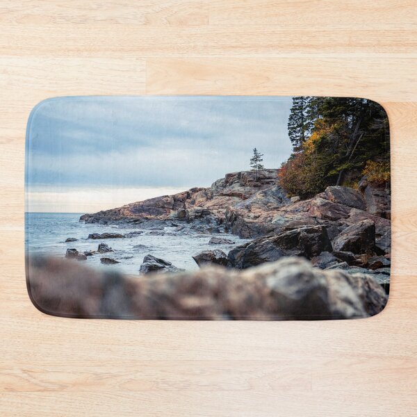 Item preview, Acadia National Park Autumn Coastline | Maine Rocky Shore Photo Print designed and sold by MDCCo.
