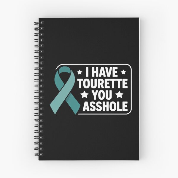 Item preview, I Have Tourette's Syndrome Awareness Funny Teal Ribbon designed and sold by BlassmausArt.