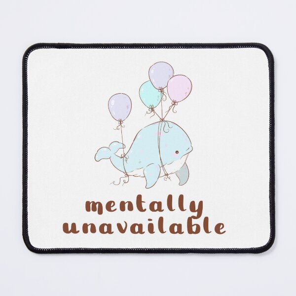 Item preview, cute mentally unavailable whale designed and sold by mind over morgan .