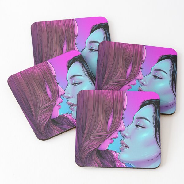 Item preview, My Only Sun Neon Thai GL Series Lgbtq+ Love Sapphic Decor Poster Print Art Comic designed and sold by Mind Space.