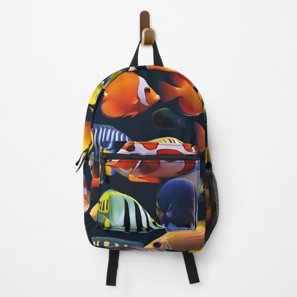 Item preview, Exotic Striped and Spotted Reef Fish Mosaic designed and sold by CASASIS_MERCH.