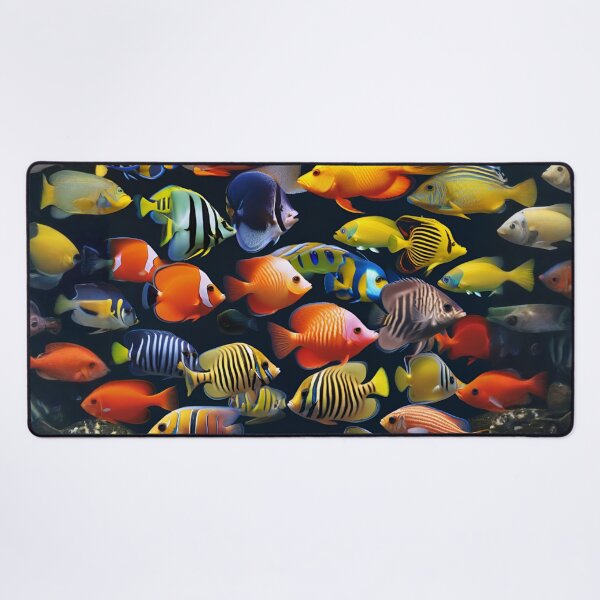 Item preview, Exotic Striped and Spotted Reef Fish Mosaic designed and sold by CASASIS_MERCH.