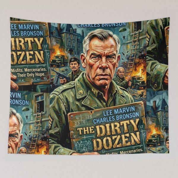Item preview, The Dirty Dozen: Misfits, Mercenaries, Their Only Hope designed and sold by Art's Diner.
