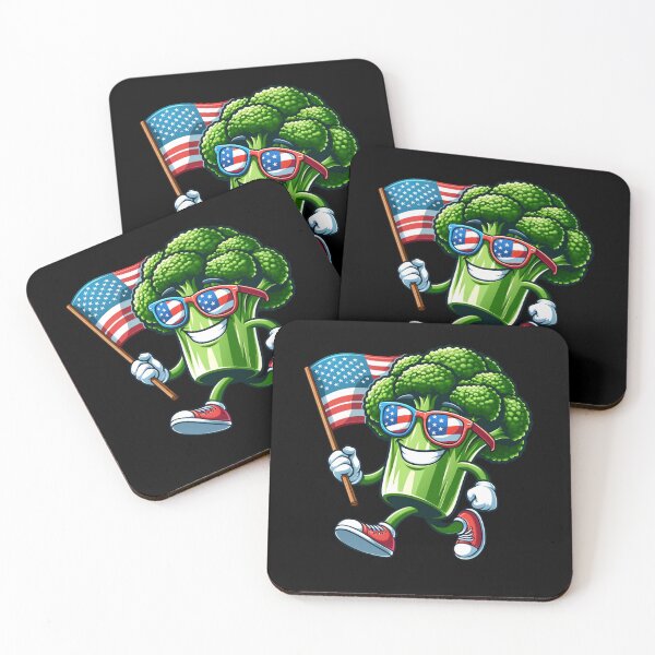 Item preview, Funny Broccoli USA Flag 4th July America Boys Girls Kids designed and sold by rafaeltto.