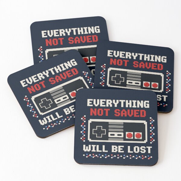Item preview, Everything Not Saved Will Be Lost - Vintage Arcade Games designed and sold by OctGaveAParty.