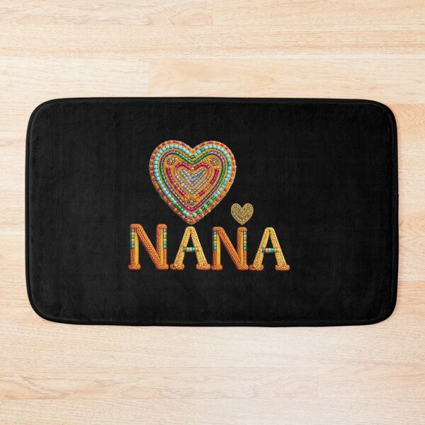Item preview, Nana Beaded Heart Design - Colorful Grandma Gift - Unique Mother's Day Apparel & Decor designed and sold by Lozarux.