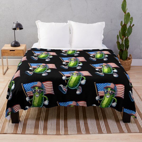 Item preview, Funny Cucumber Pickle USA Flag 4th July America Boys Girls Kids designed and sold by rafaeltto.