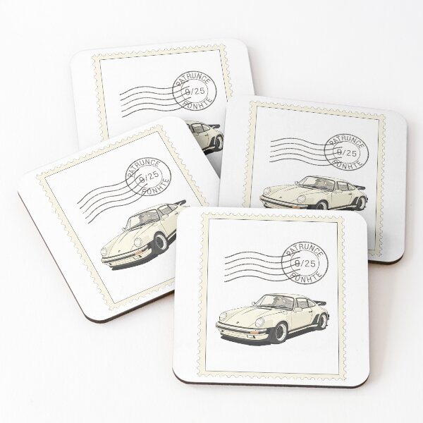 Item preview, Porsche 911 Turbo 930 Superdeportivo Clásico Arte de Sello Postal Vintage designed and sold by Motorline44.
