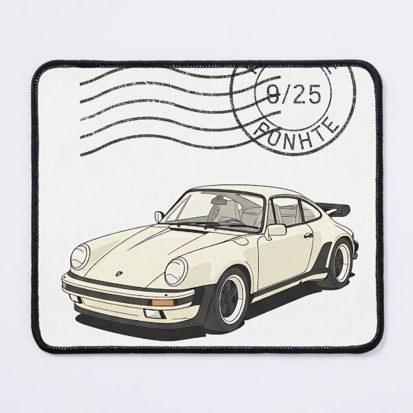 Item preview, Porsche 911 Turbo 930 Classic Supercar Vintage Postage Stamp Art designed and sold by Motorline44.