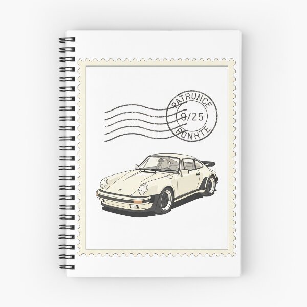 Item preview, Porsche 911 Turbo 930 Classic Supercar Vintage Postage Stamp Art designed and sold by Motorline44.
