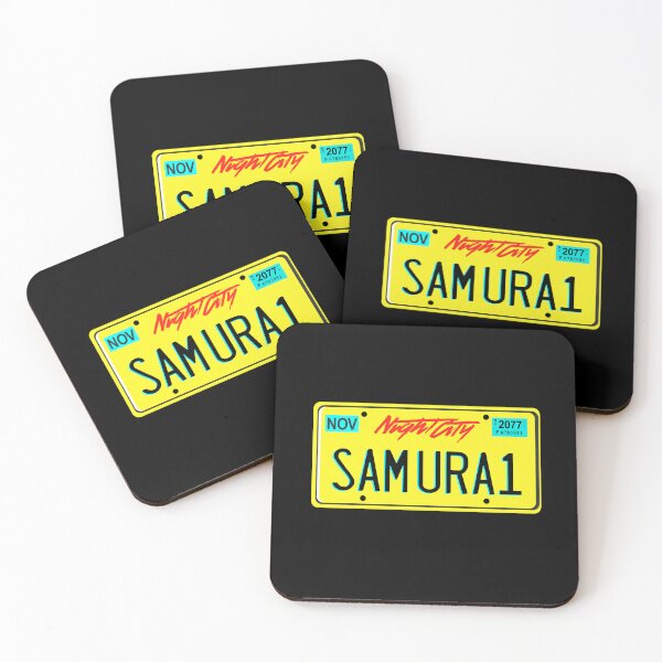 Item preview, Yellow Cyberpunk Licence plate Night City designed and sold by Harry Draws Straws.