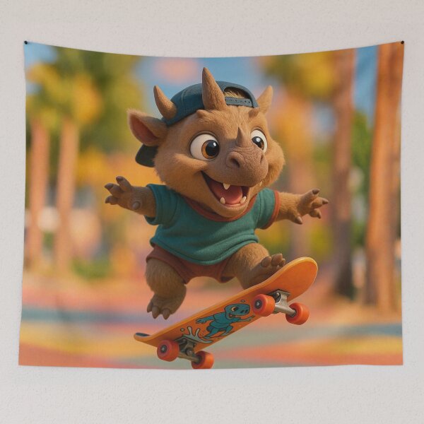 Item preview, Skater Uintatherium designed and sold by Sillytoe.