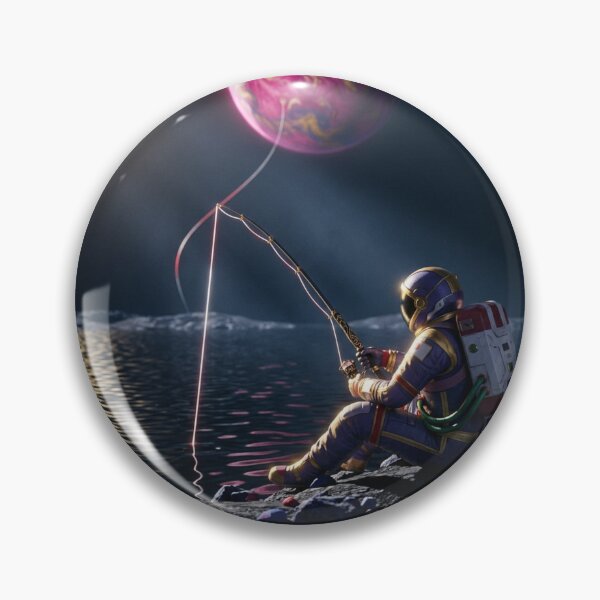 Item preview, Cosmic Fisherman: The Enigma of Liquid Mercury designed and sold by Archive Studio.