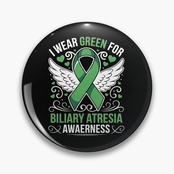 Item preview, I Wear Green For Biliary Atresia Awareness Ribbon designed and sold by BlassmausArt.