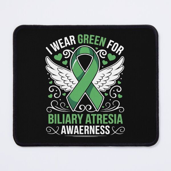 Item preview, I Wear Green For Biliary Atresia Awareness Ribbon designed and sold by BlassmausArt.