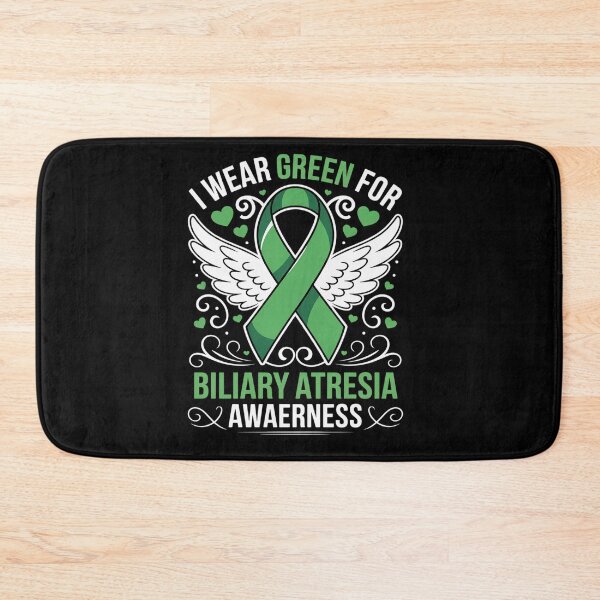 Item preview, I Wear Green For Biliary Atresia Awareness Ribbon designed and sold by BlassmausArt.