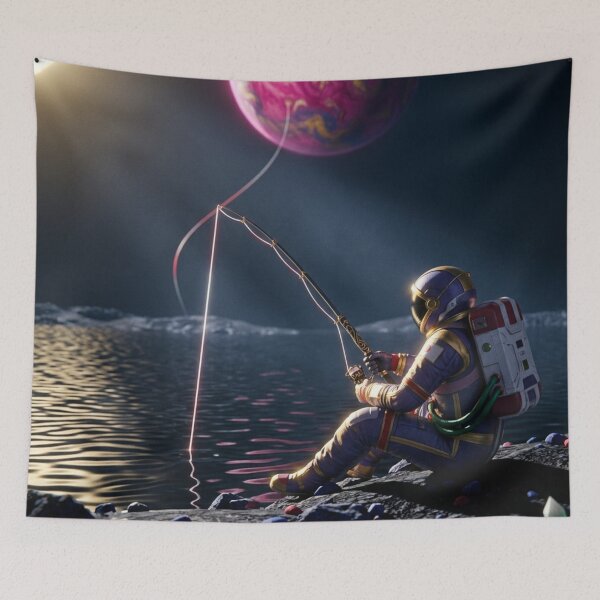 Item preview, Cosmic Fisherman: The Enigma of Liquid Mercury designed and sold by Archive Studio.