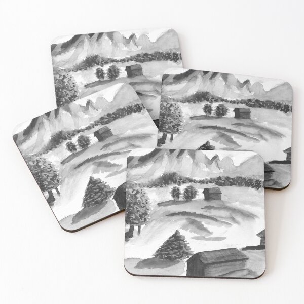 Item preview, Black and White Landscape designed and sold by Eli-H-Works.