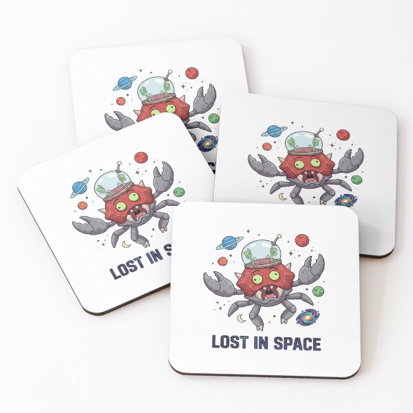 Item preview, Lost In Space — Funny Alien Bug Monster Astronaut Helmet Cartoon Planets Tee designed and sold by etzzee.