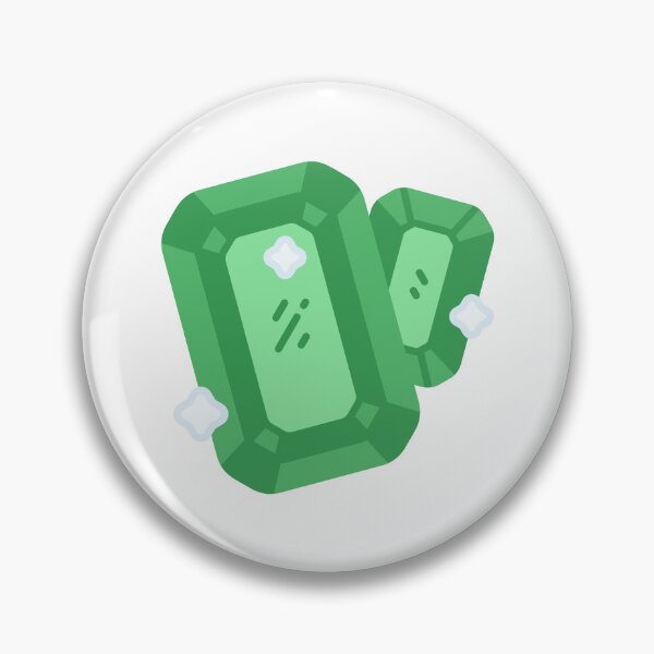 Item preview, Green Emerald Gemstone - Precious Stone Sticker for Luxury & Natural Beauty designed and sold by Tr Creative Design.