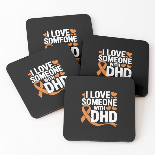 Item preview, I Love Someone With ADHD Orange Ribbon Awareness Womens Men designed and sold by BlassmausArt.