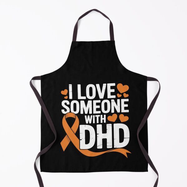 Item preview, I Love Someone With ADHD Orange Ribbon Awareness Womens Men designed and sold by BlassmausArt.