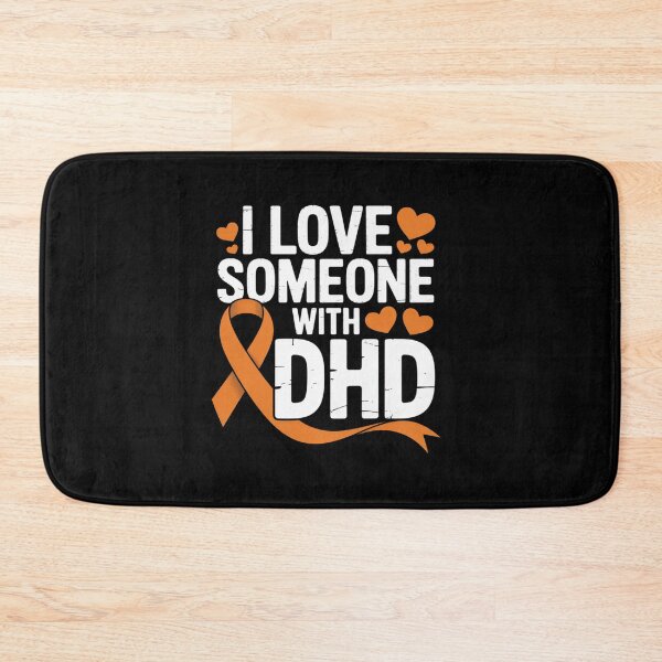 Item preview, I Love Someone With ADHD Orange Ribbon Awareness Womens Men designed and sold by BlassmausArt.